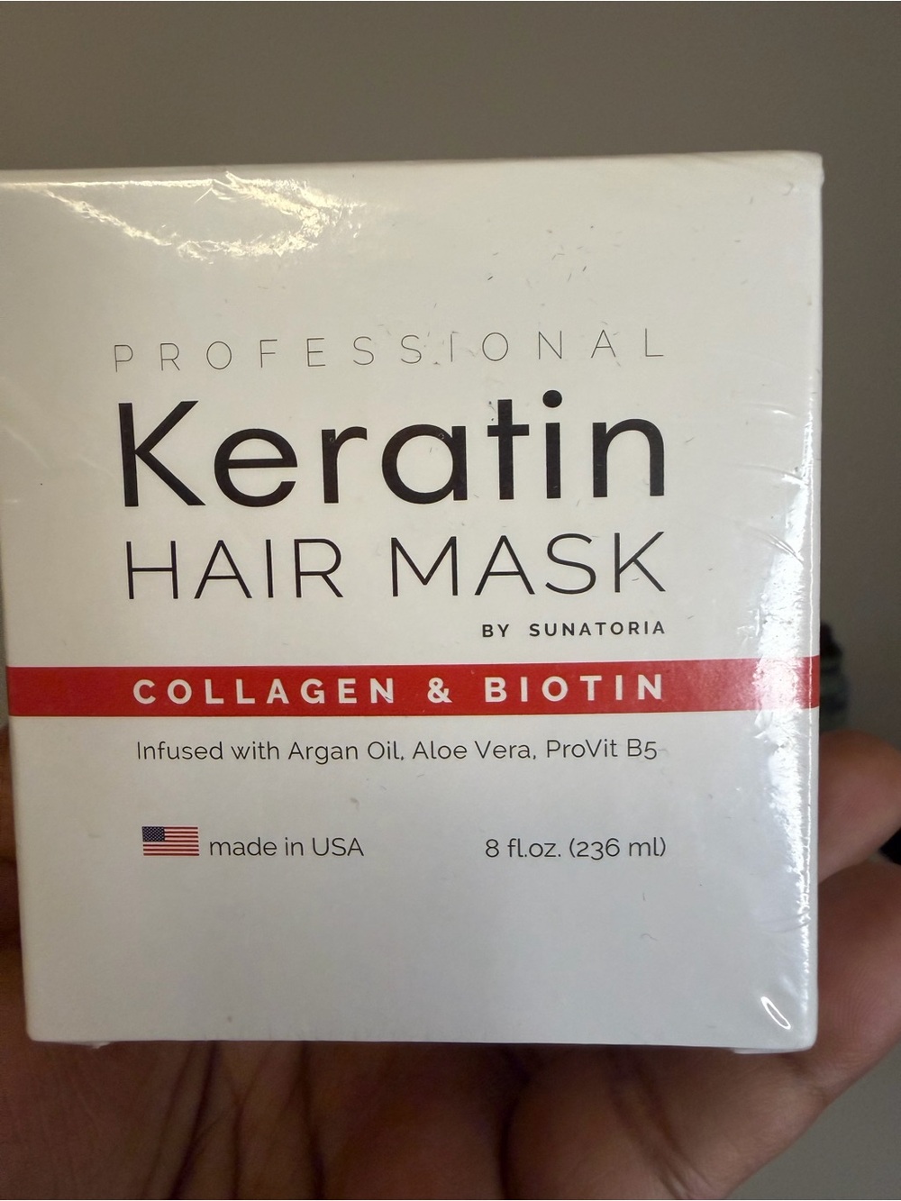Keratin Hair Mask Collagen & Biotin - Sunatoria